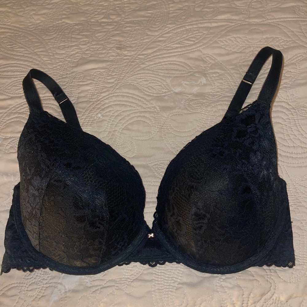 Savage X Fenty Black Lace Underwire Bra